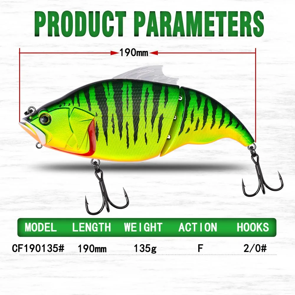 Lure Bass Artificial Hard Bait Plastic Plastic None - view 11