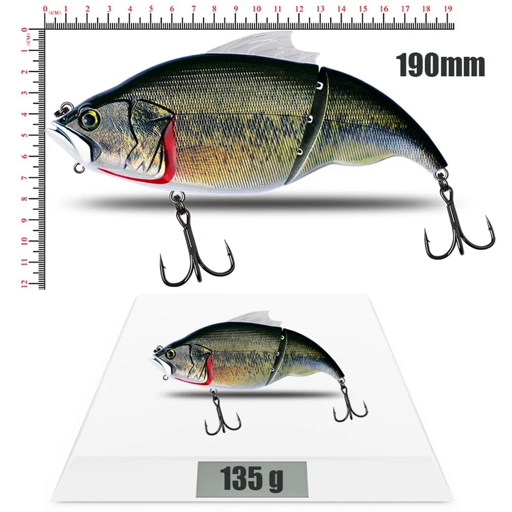 Lure Bass Artificial Hard Bait Plastic Plastic None - view 12