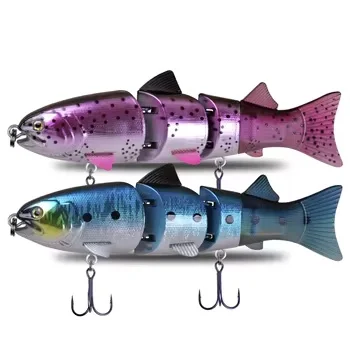 Lure Multi segment Swimbait Submersible Soft Stainless Steel None - view 1