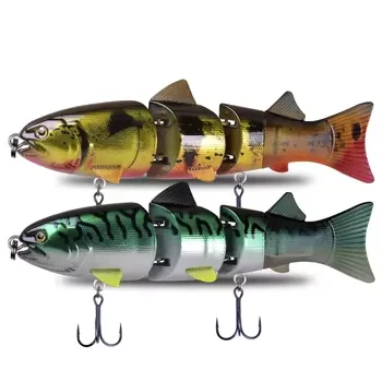 Lure Multi segment Swimbait Submersible Soft Stainless Steel None - view 3