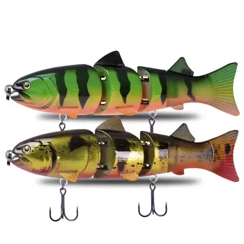 Lure Multi segment Swimbait Submersible Soft Stainless Steel None - view 5