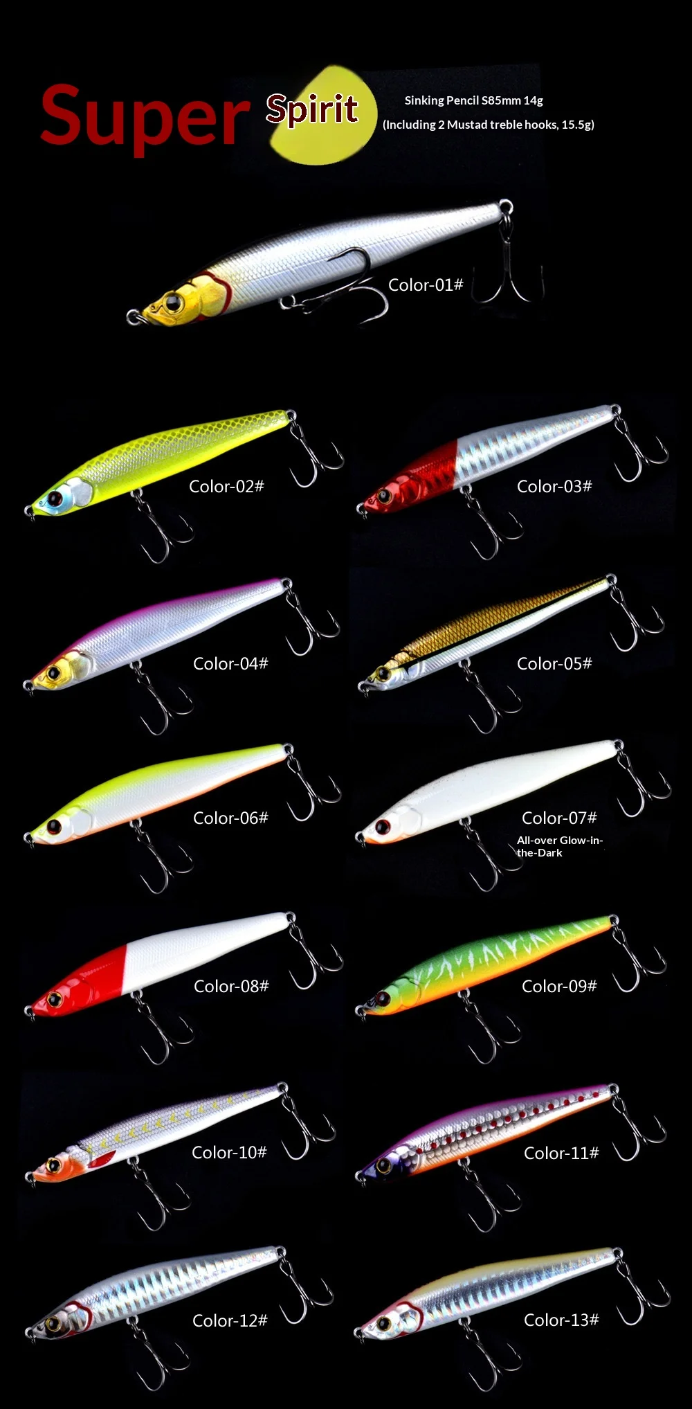 Trembling Lead Lure ABS Fishing Bait ABS Various - view 7