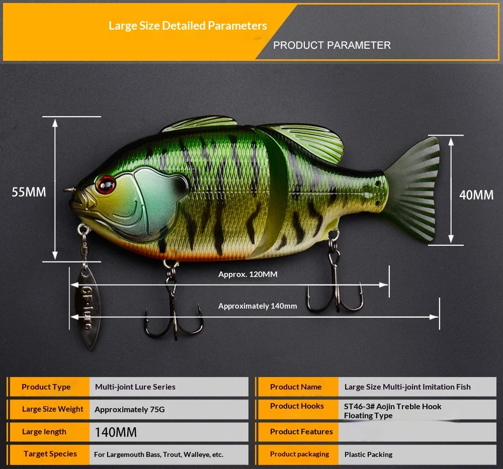 Plastic Artificial Hard Bait Lure Multi Plastic Lure - view 12