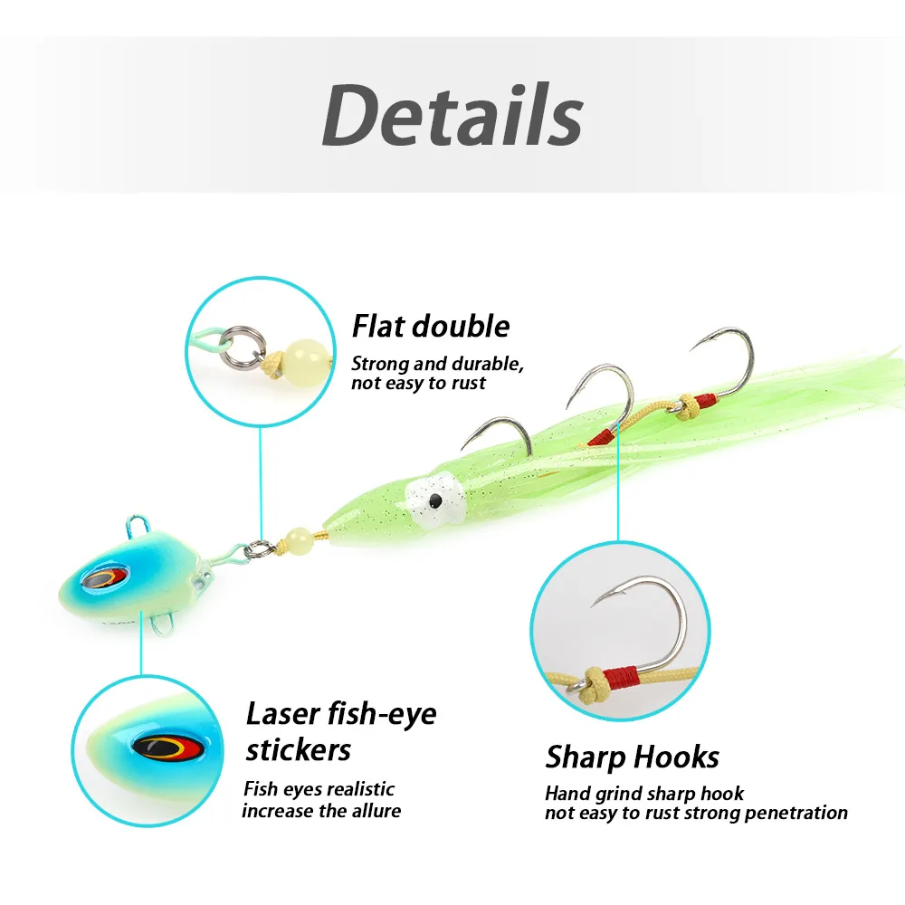 Deep Sea Boat Fishing Artificial Hard Metal None - view 9