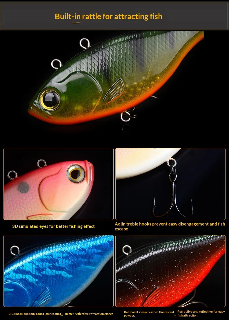 Wholesale Lure Sea Use VIB Fast Plastic Lure - view 8