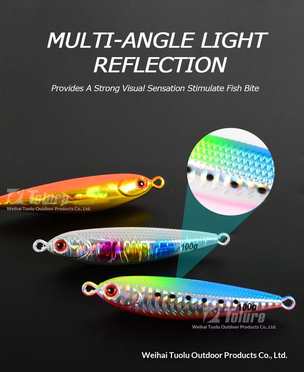 UV Sea Fishing Luminous Fast Sinking Metal None - view 7