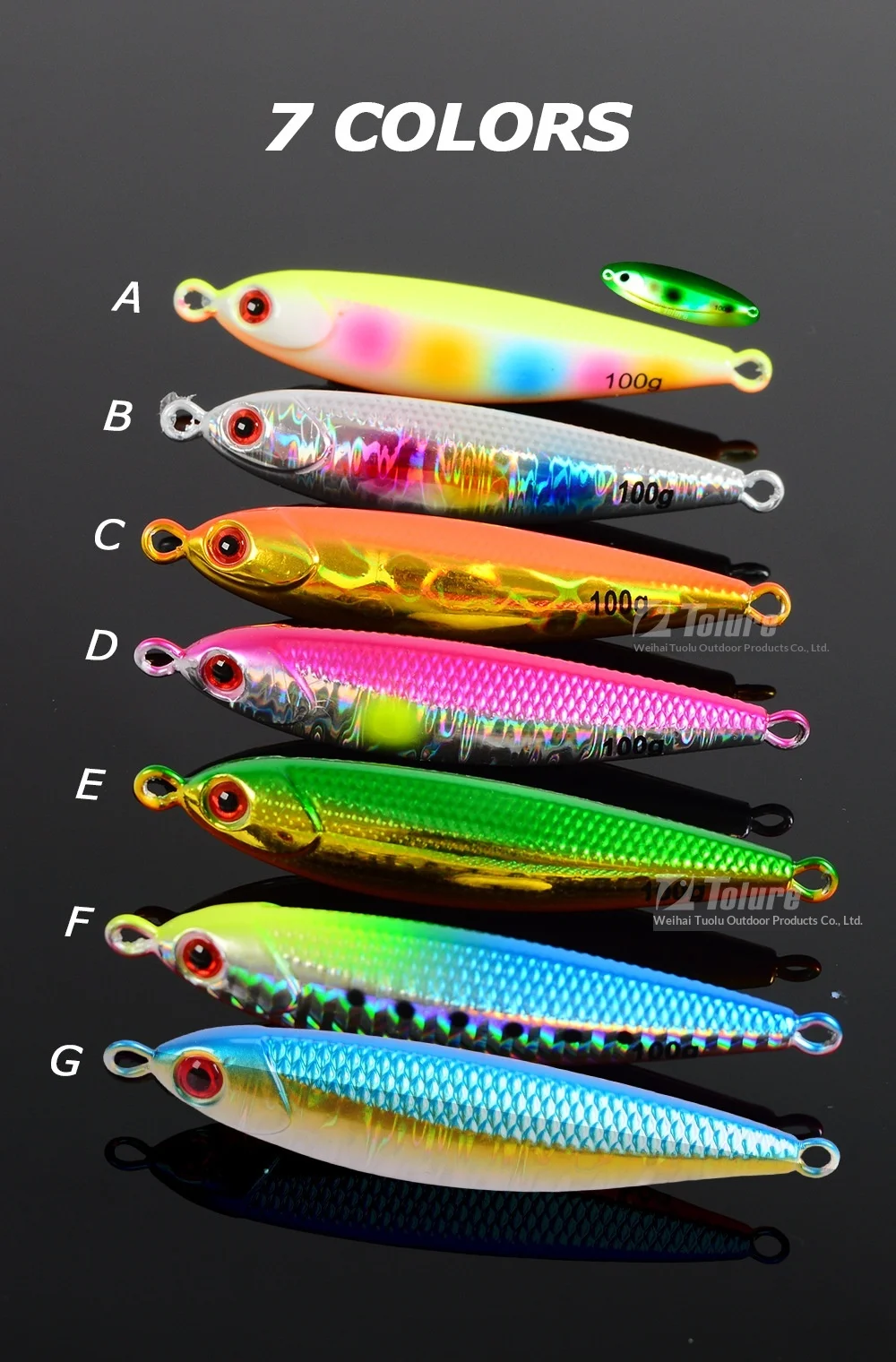 UV Sea Fishing Luminous Fast Sinking Metal None - view 13