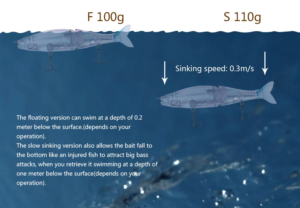 Lure Spear Floating Slow Sinking Two Stainless Steel None - view 7