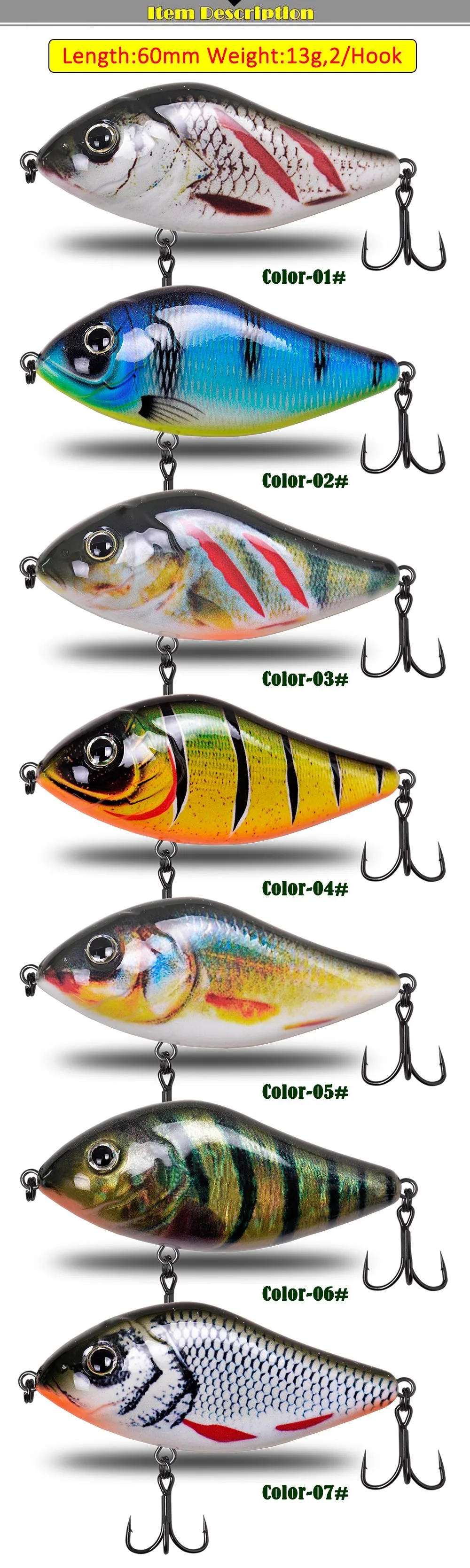 Cheery Fishing Tackle ABS Plastic VIB ABS None - view 7