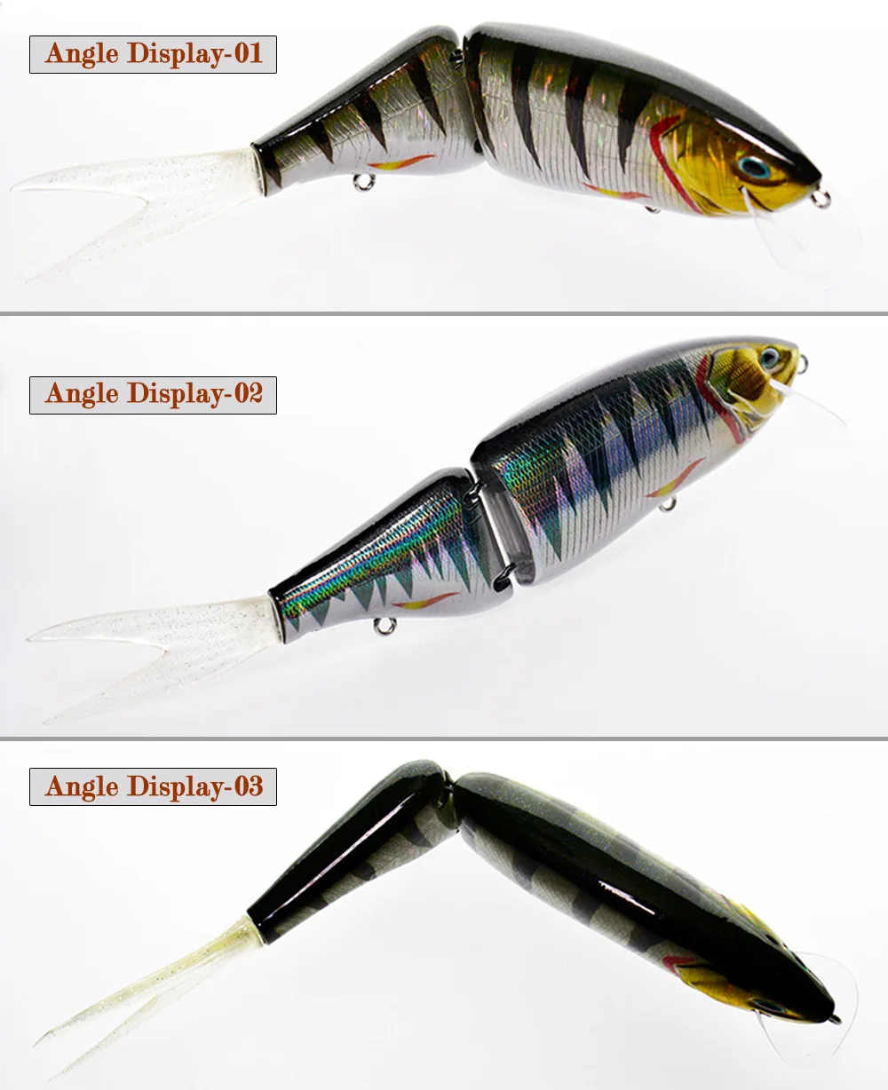 Lure Fishing Bait Floating Multi segment Stainless Steel None - view 8