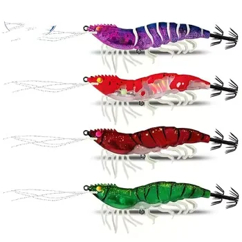 Lure Fishing Mantis Shrimp Squid Wooden Wooden None - view 3