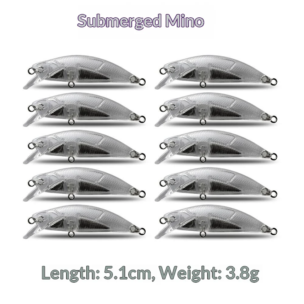 CHEERY Japanese Style Subsurface Minnow DIY ABS None - view 4