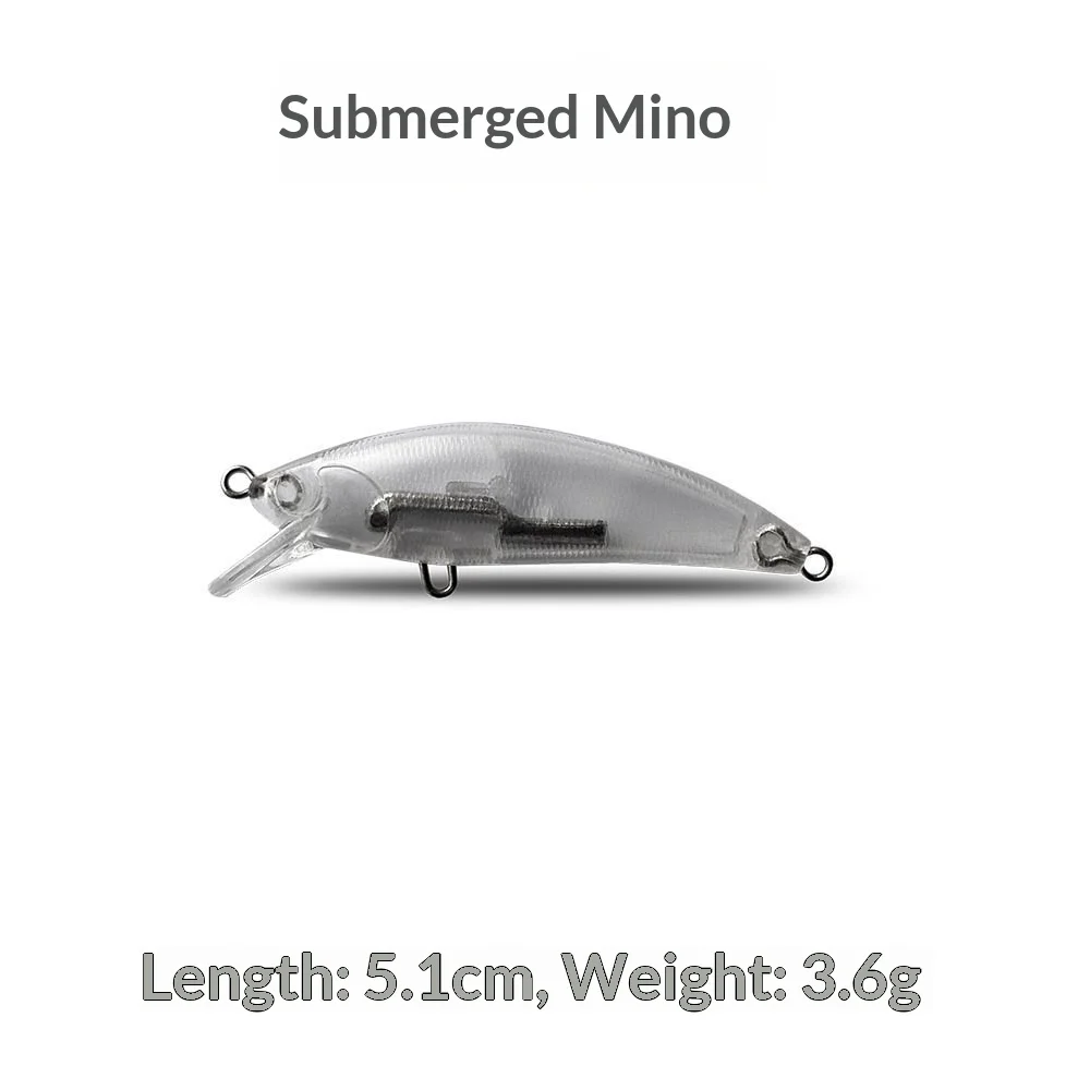Japanese Style Subsurface Minnow DIY Stainless Stainless Steel None - view 2