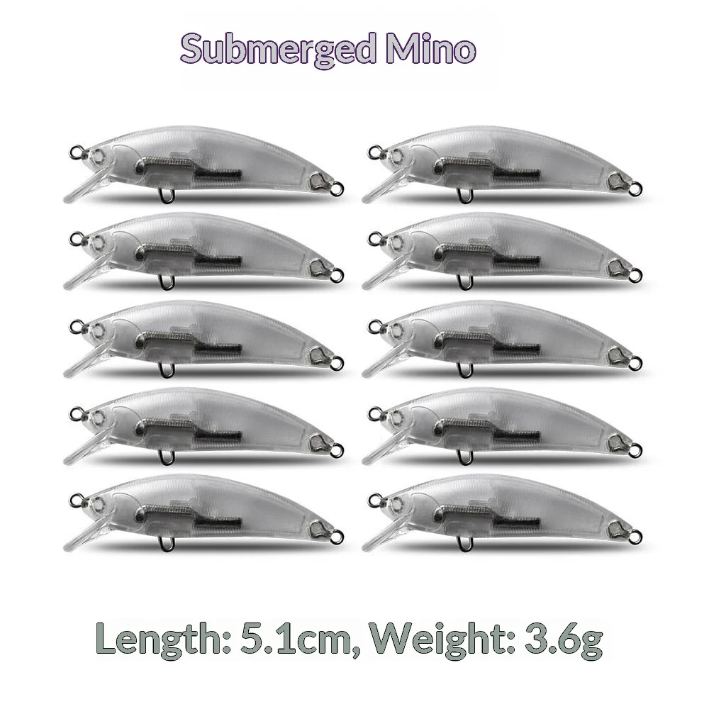 Japanese Style Subsurface Minnow DIY Stainless Stainless Steel None - view 7