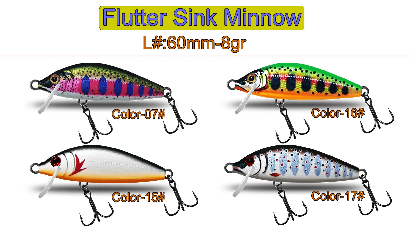 Artificial Hard Bait Lure Twitching Sinking Plastic None - view 7