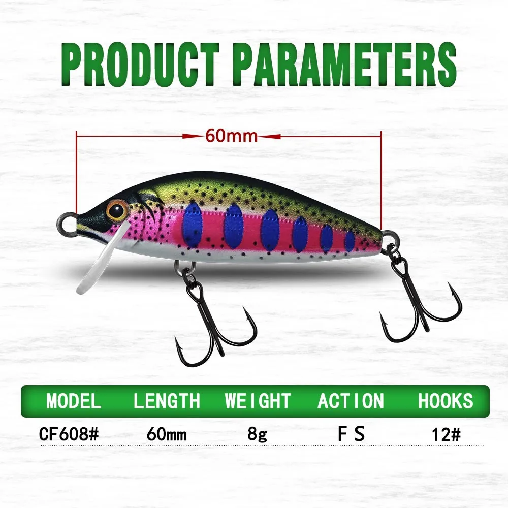Artificial Hard Bait Lure Twitching Sinking Plastic None - view 8