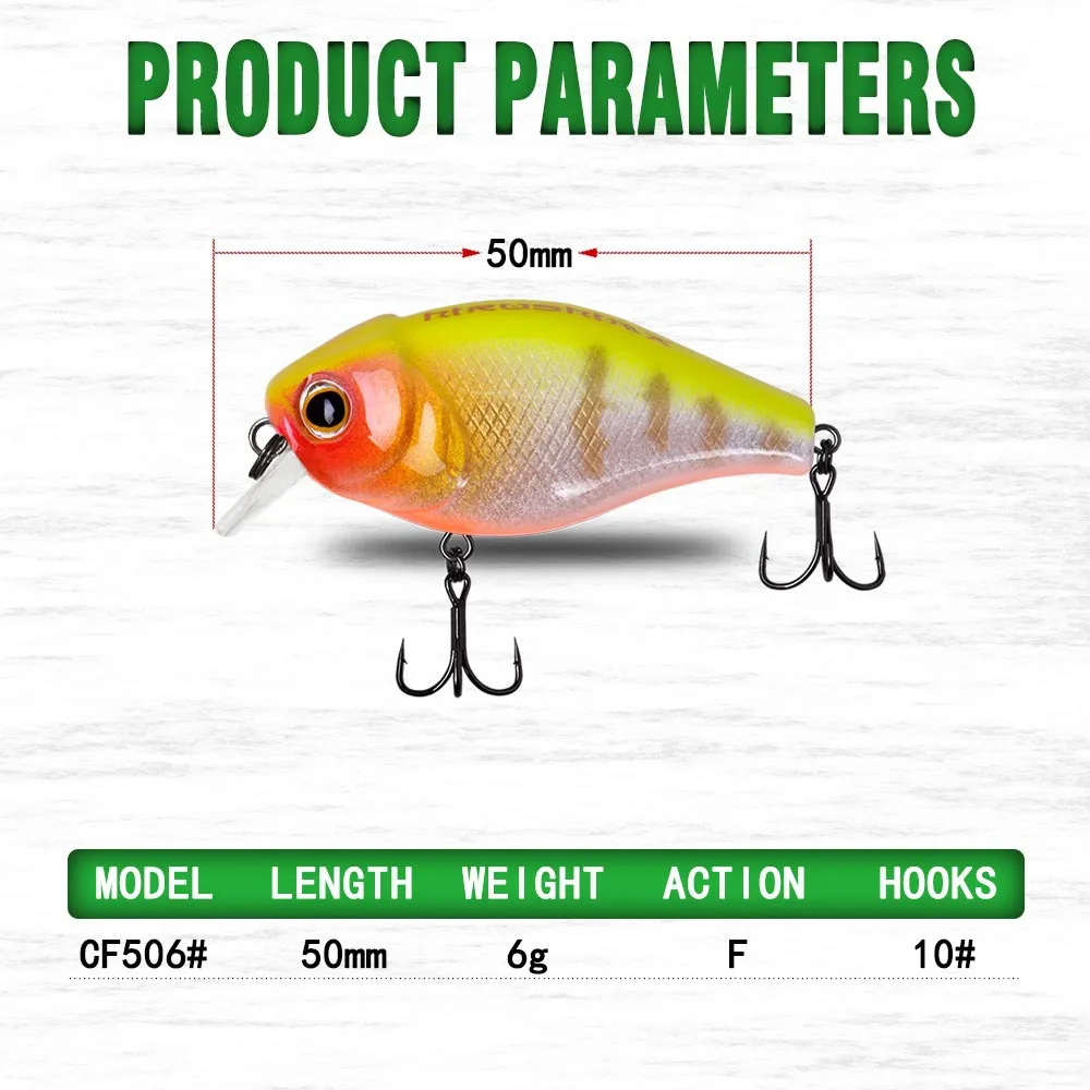 Lure Freshwater Fat Minnow 50mm 6g Plastic None - view 9