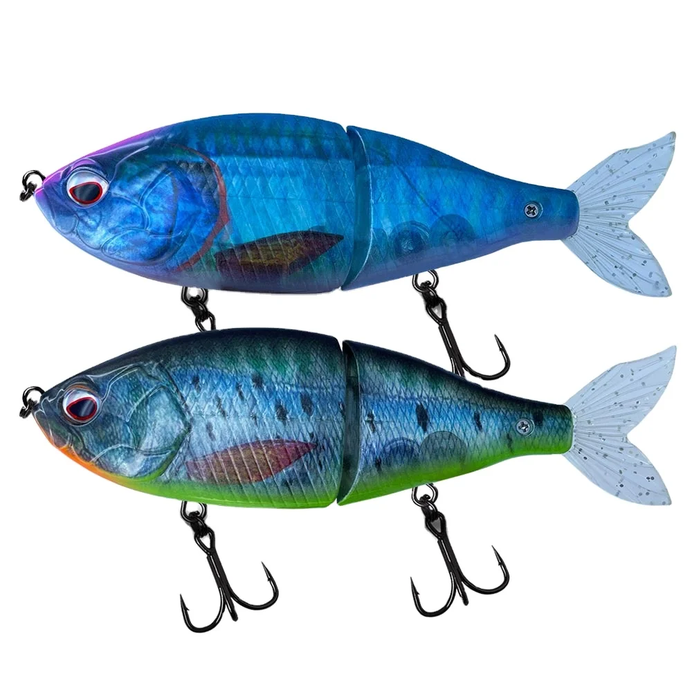 Lure Multi segment Swimbait Slow sinking Stainless Steel None - view 2