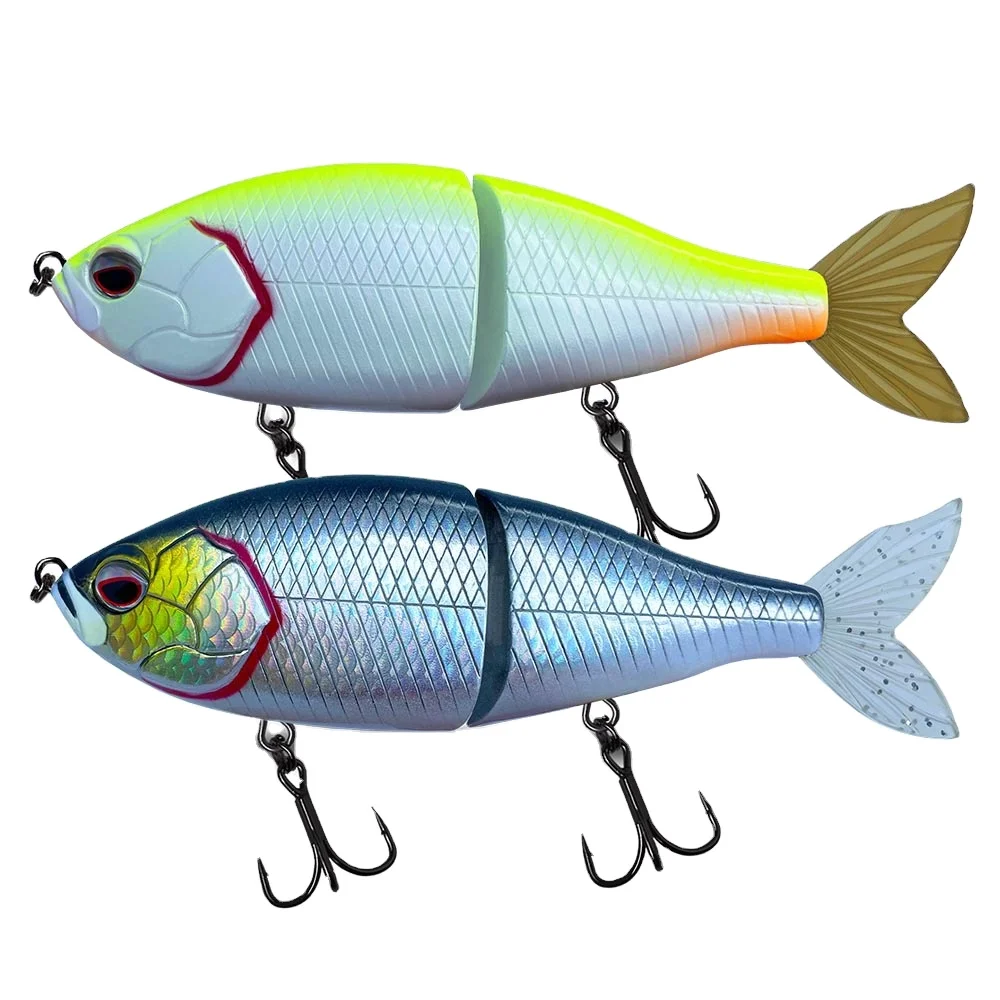 Lure Multi segment Swimbait Slow sinking Stainless Steel None - view 3