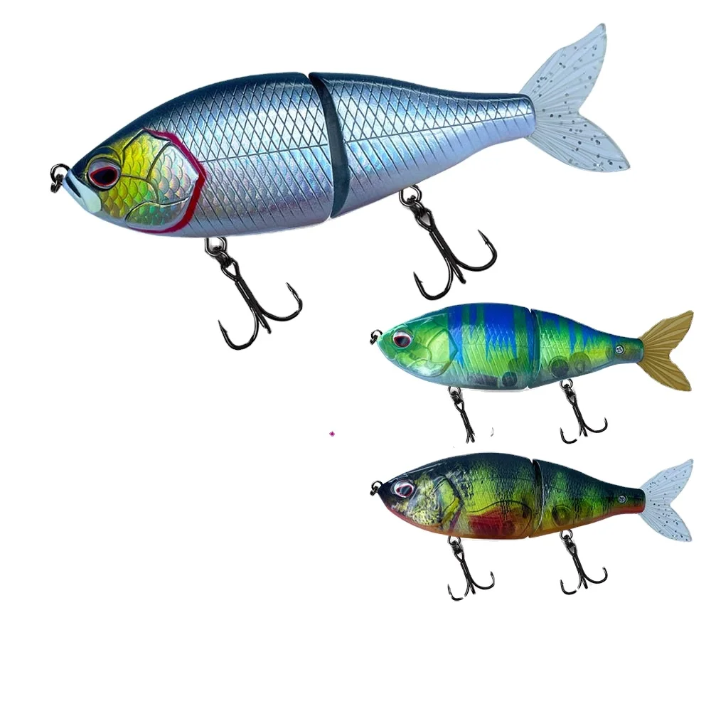 Lure Multi segment Swimbait Slow sinking Stainless Steel None - view 5