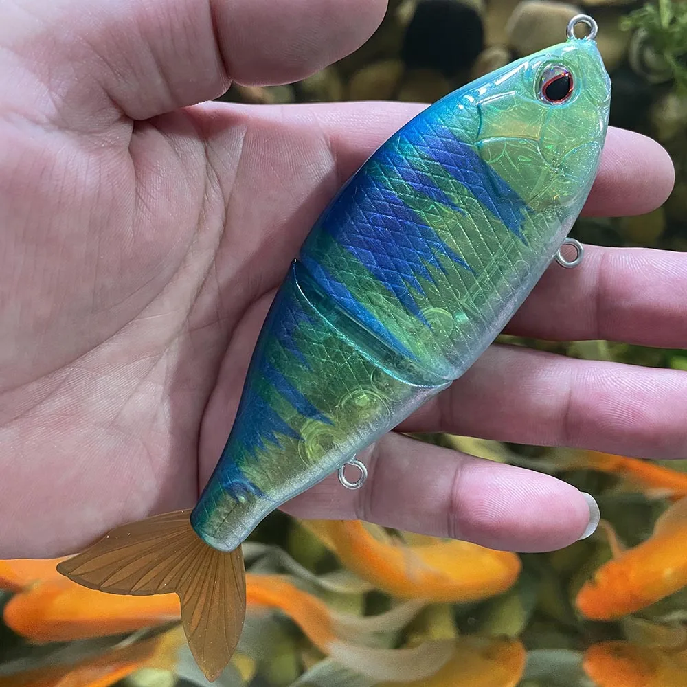Lure Multi segment Swimbait Slow sinking Stainless Steel None - view 9