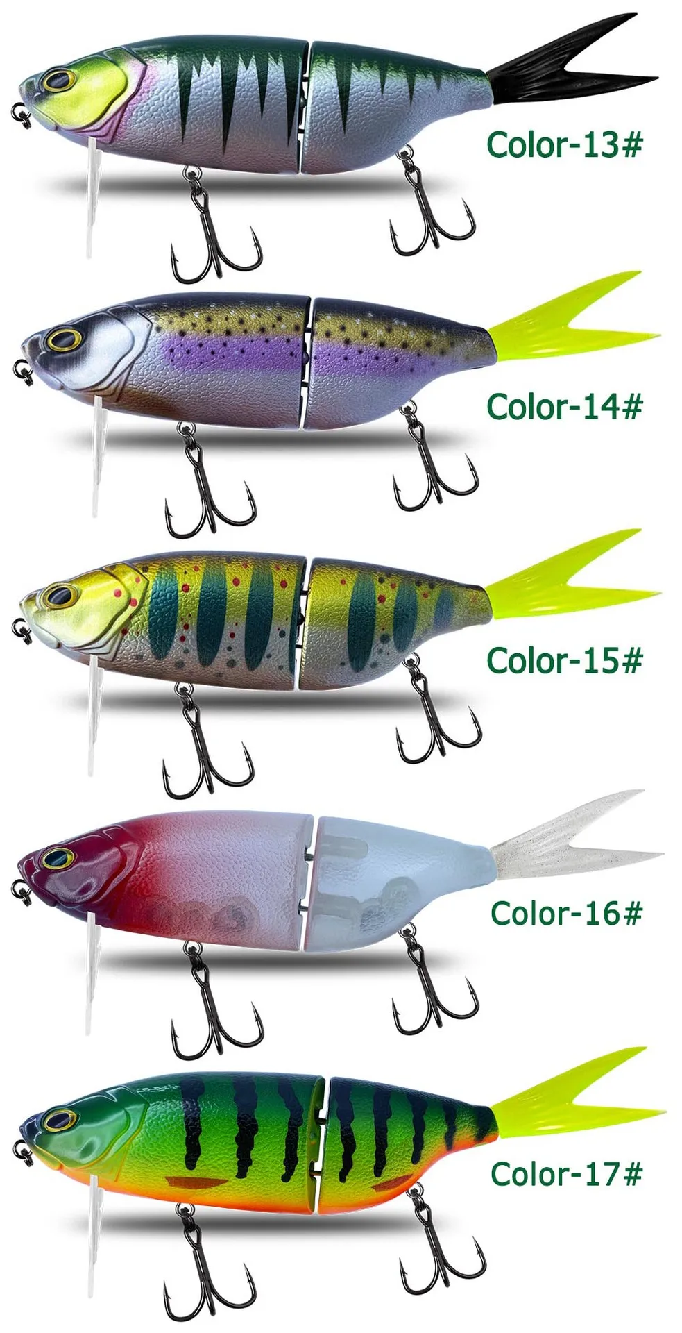 Fishing Tackle Multi segment Swimbait Floating Stainless Steel None - view 10
