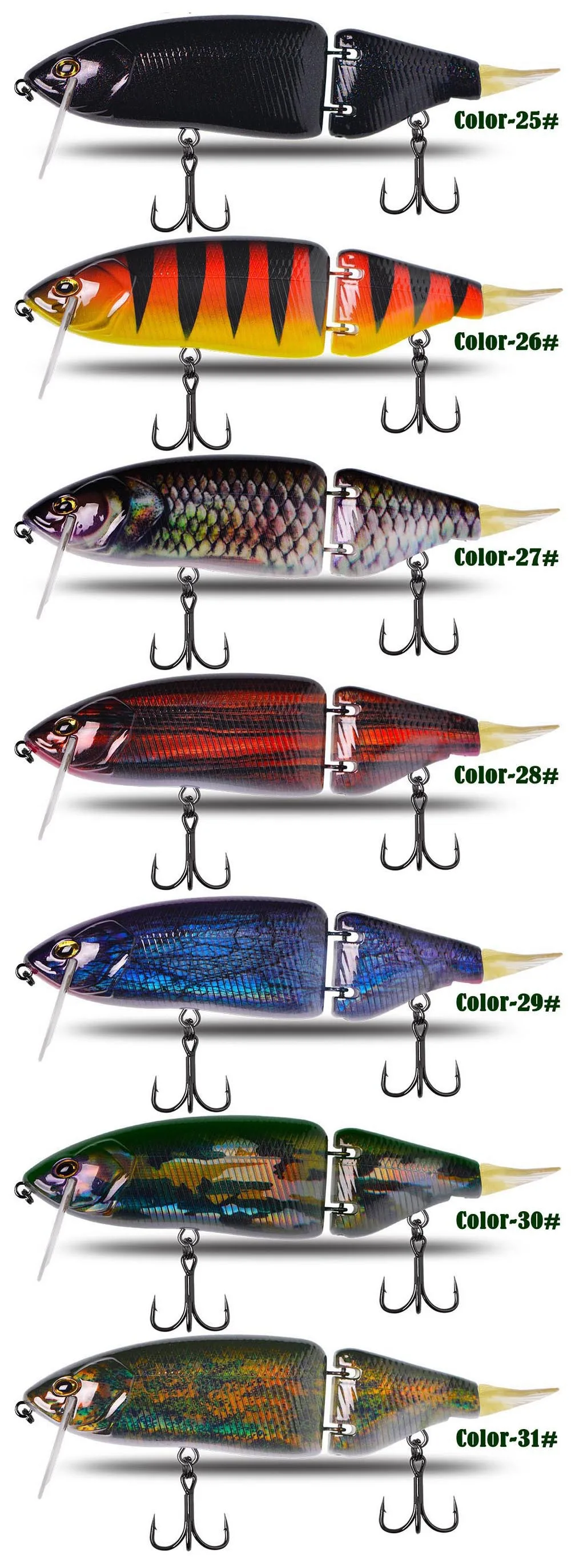 Lure Bait Floating Swimbait 165mm 60g Stainless Steel None - view 6