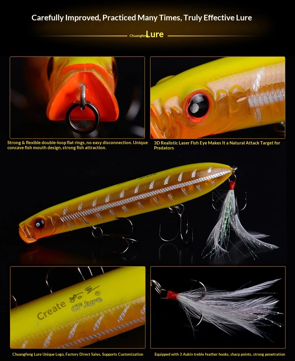 ABS Floating Pencil Lure Large Size ABS Various - view 7