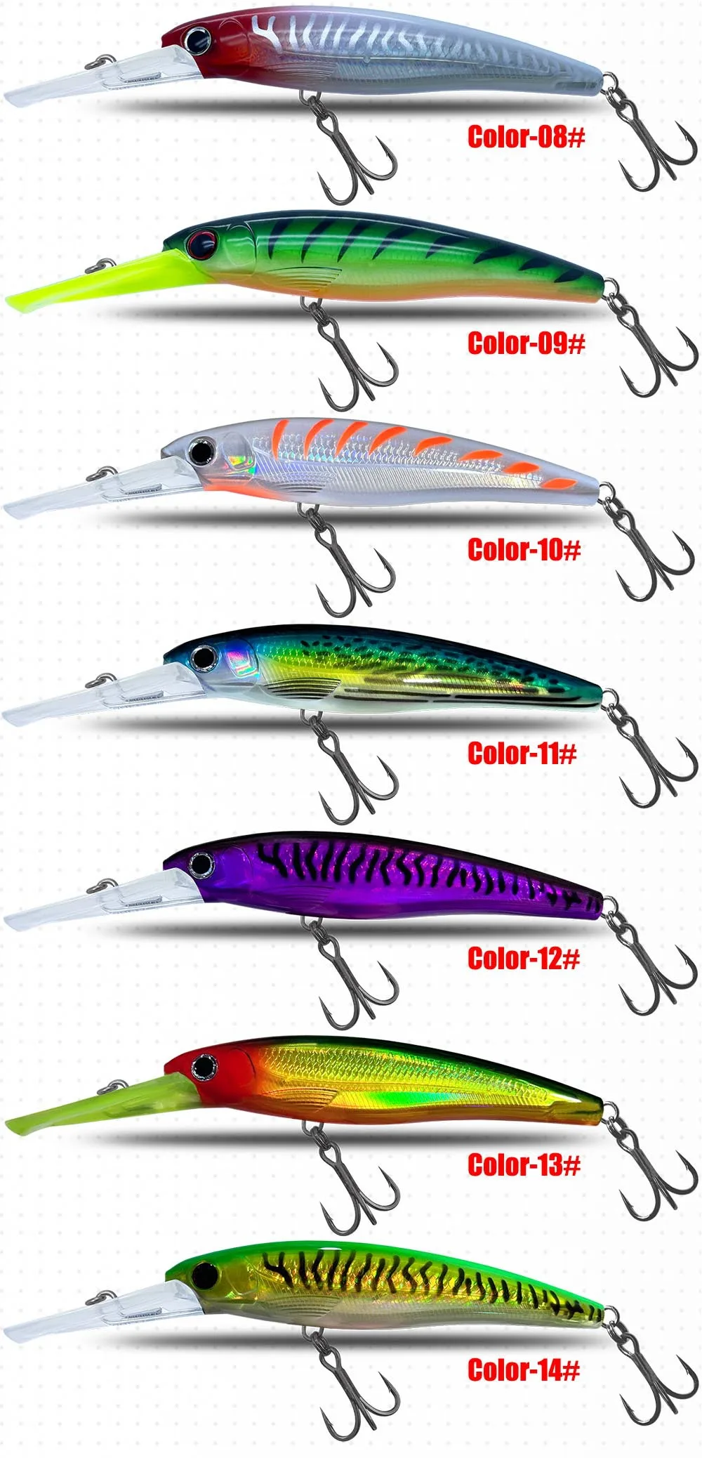 Sea Fishing Trolling Artificial Hard Bait Stainless Steel None - view 8