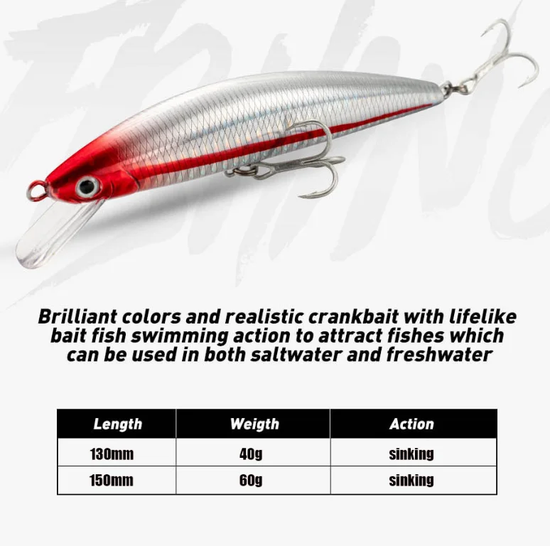 Cheery ABS Topwater Minnow Lure 40g ABS Various, Various, Various, Various, Minnow Lure - view 2