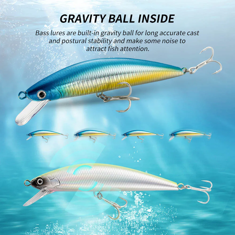Cheery ABS Topwater Minnow Lure 40g ABS Various, Various, Various, Various, Minnow Lure - view 3