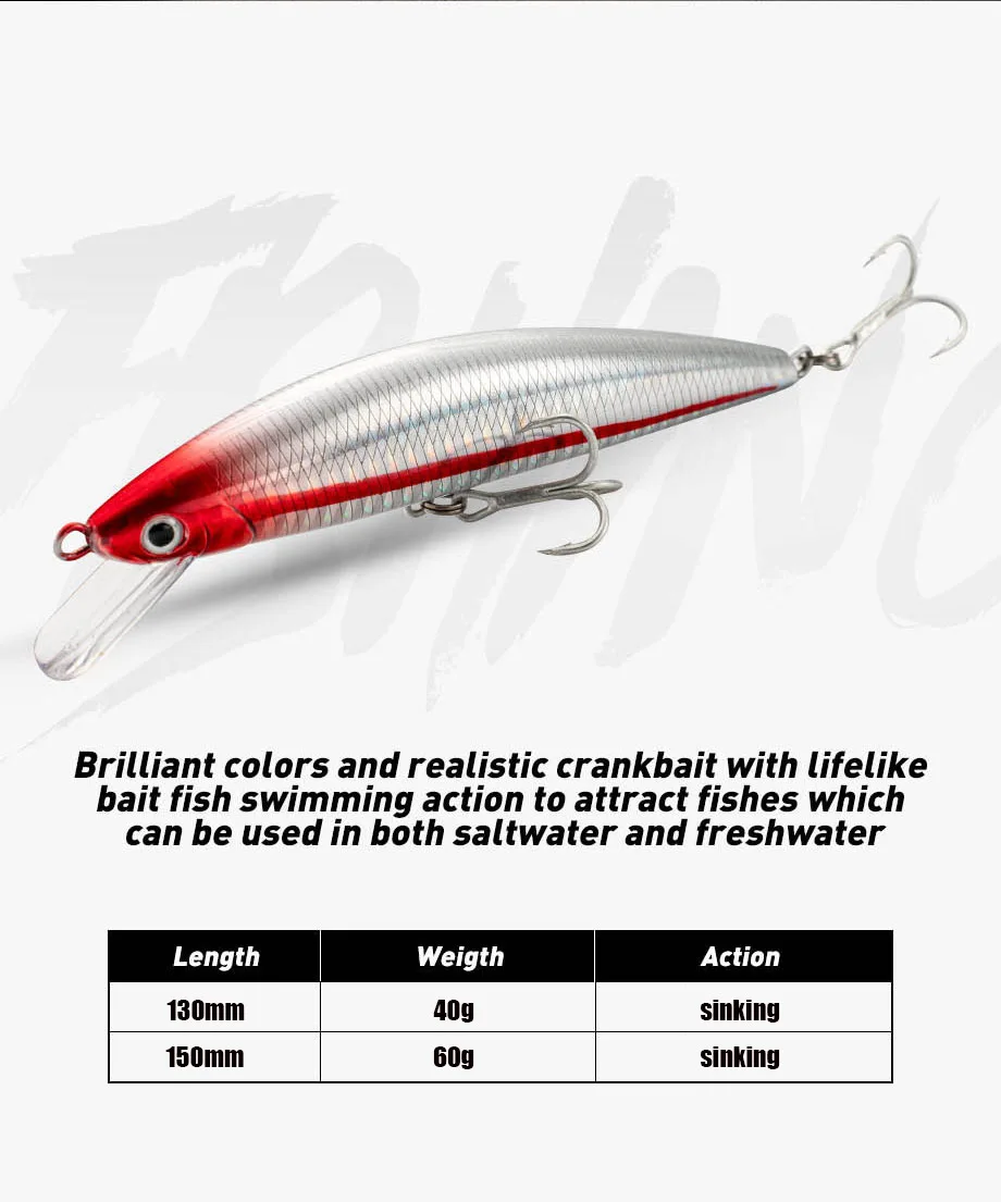 Cheery ABS Topwater Minnow Lure 40g ABS Various, Various, Various, Various, Minnow Lure - view 10