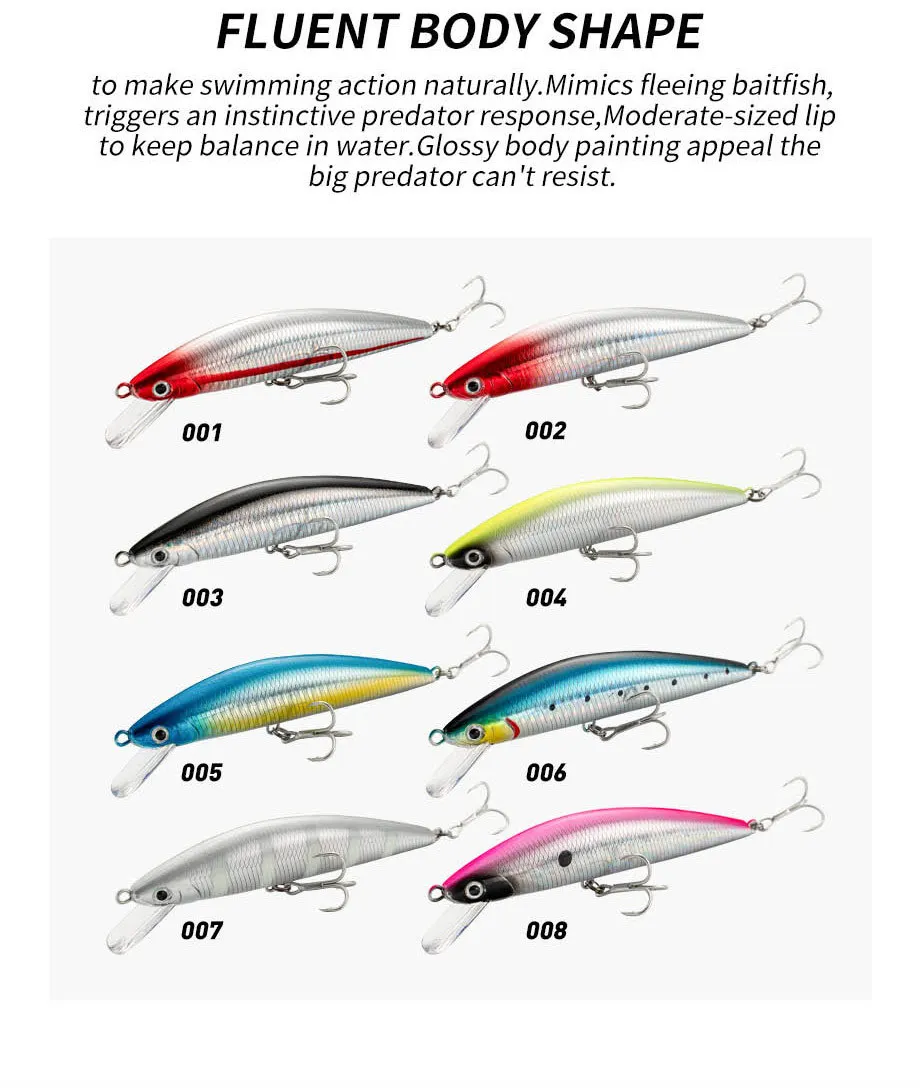 Cheery ABS Topwater Minnow Lure 40g ABS Various, Various, Various, Various, Minnow Lure - view 11