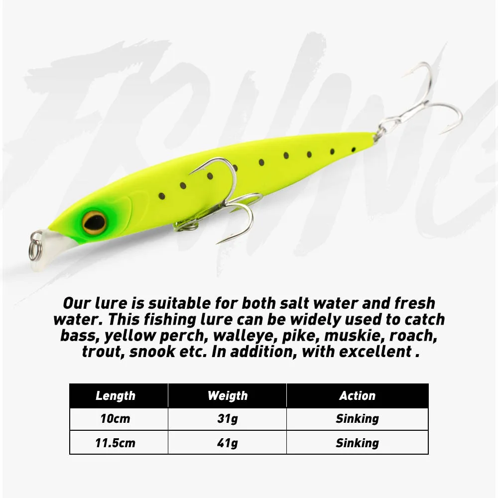 Cheery Wholesale 6 Colors 31g 41g ABS Hard Lure - view 2
