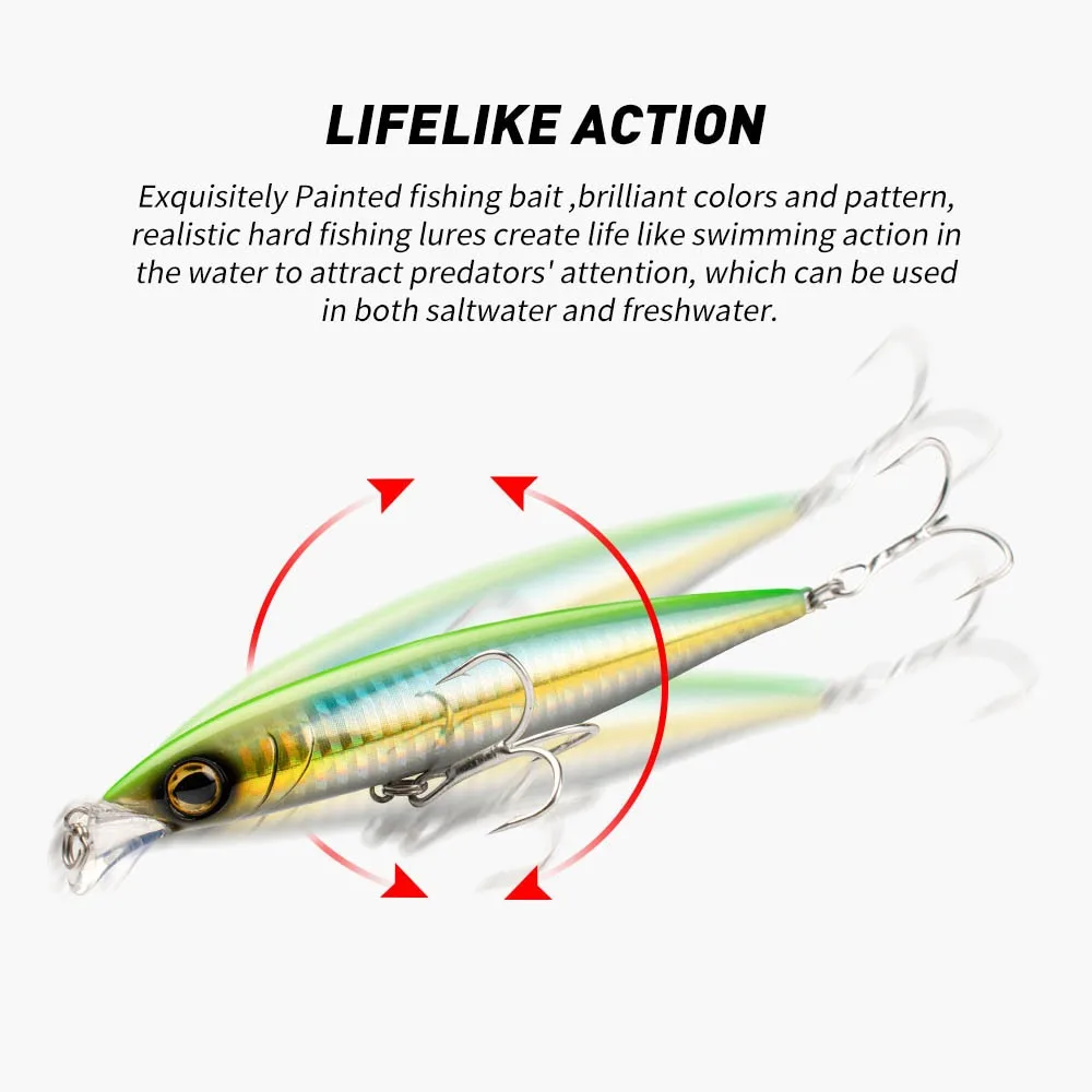 Cheery Wholesale 6 Colors 31g 41g ABS Hard Lure - view 3