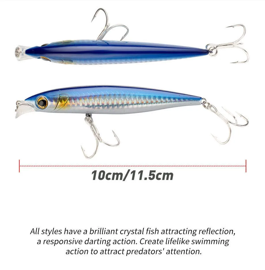 Cheery Wholesale 6 Colors 31g 41g ABS Hard Lure - view 8