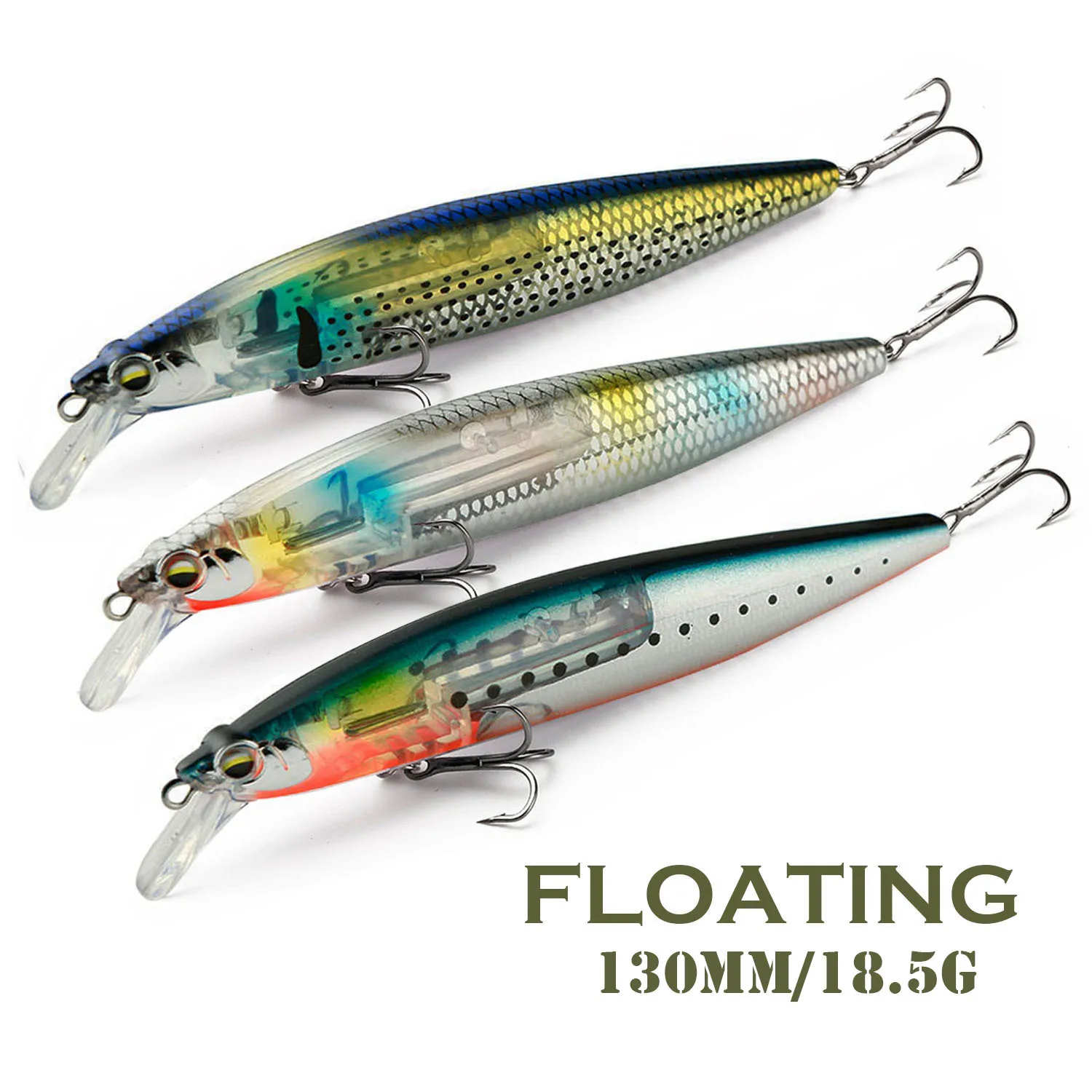 Cheery 13cm 18 5g Floating Water Plastic Minnow Lure - view 10