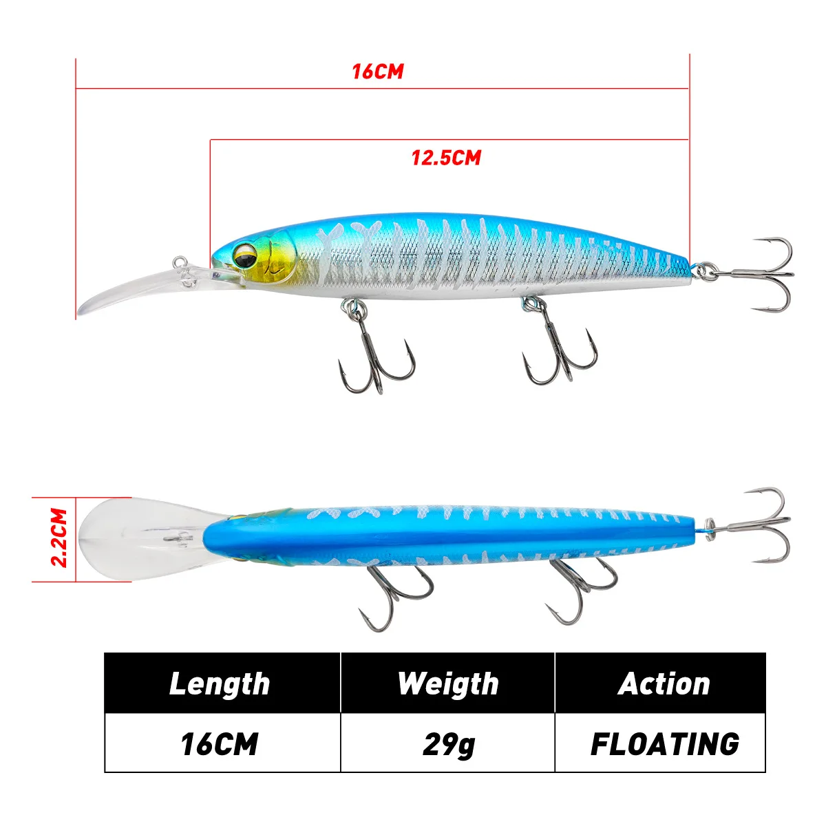 Cheery Lure Bionic Long Tongue Plate Plastic Lure Kit - view 4