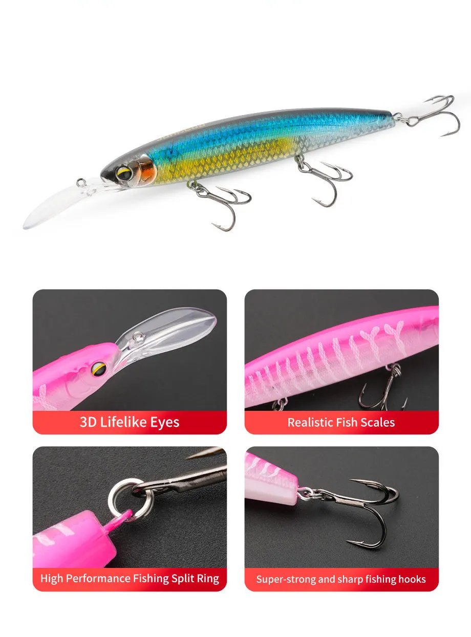 Cheery Lure Bionic Long Tongue Plate Plastic Lure Kit - view 8