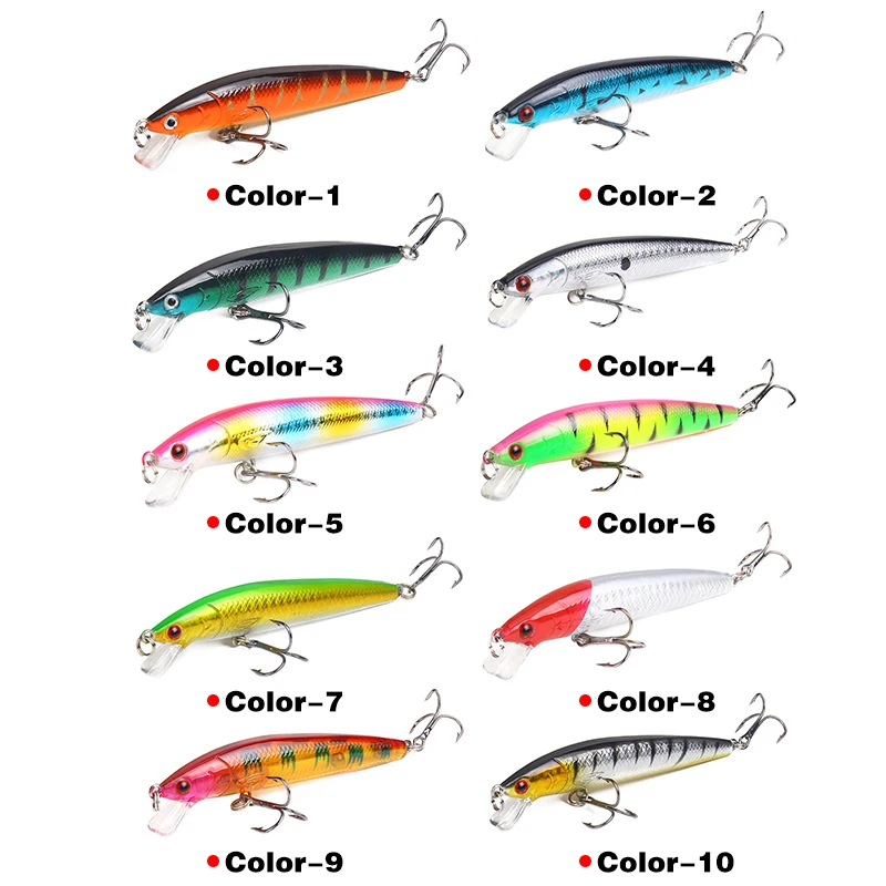 10cm 9g Hard Fishing Lure Baits ABS Multi-Species Lure - view 10