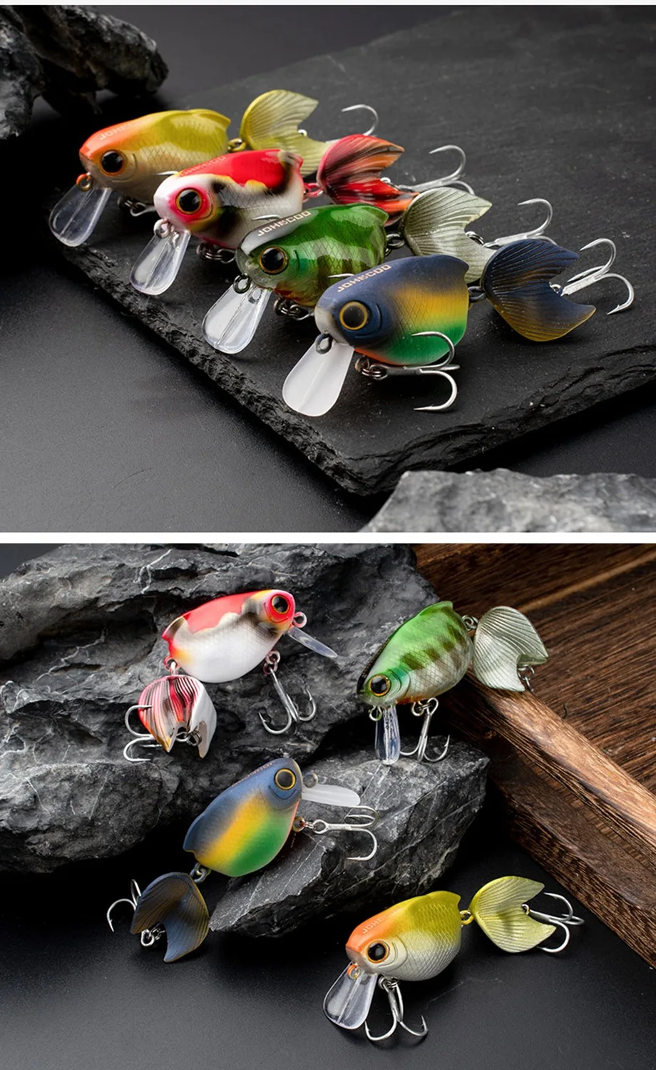 Cheery 5 5cm 7 5g Crank ABS Crankbait - view 10
