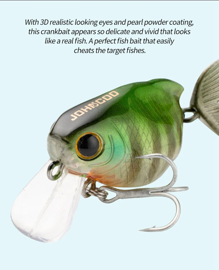 Cheery 5 5cm 7 5g Crank ABS Crankbait - view 14