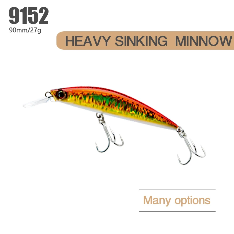 Sinking Lure for Saltwater Fishing 90mm ABS Plastic Hard Lure - view 8