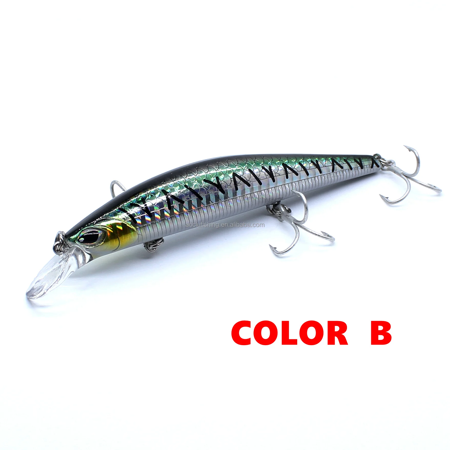 Stocked Heavy Sinking Minnow 120mm 20 ABS, Plastic Minnow Lure - view 13