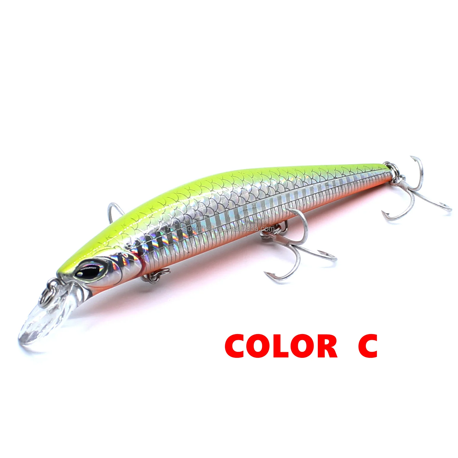 Stocked Heavy Sinking Minnow 120mm 20 ABS, Plastic Minnow Lure - view 15