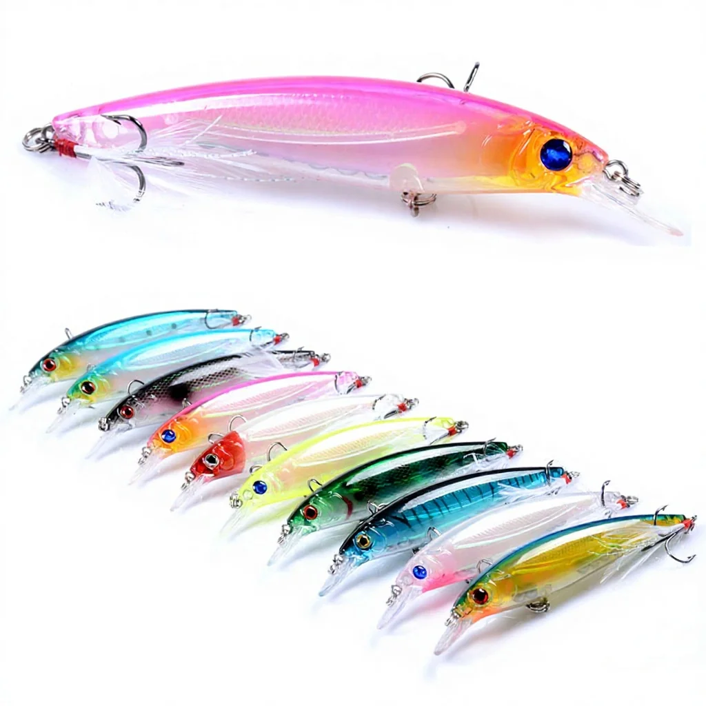 Luya Bait Laser Set Throwing Feather