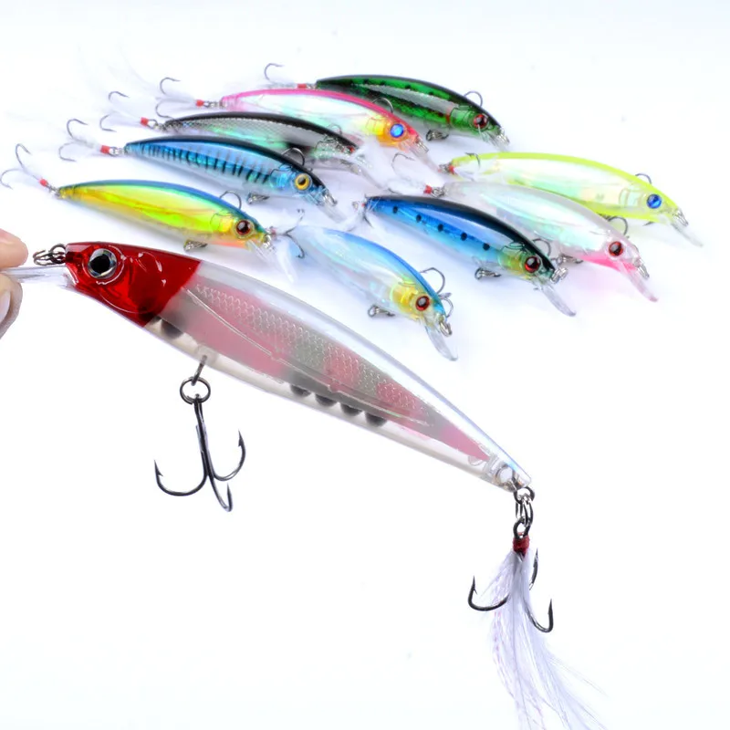Luya Bait Laser Set Throwing Feather ABS Hard Lure - view 2