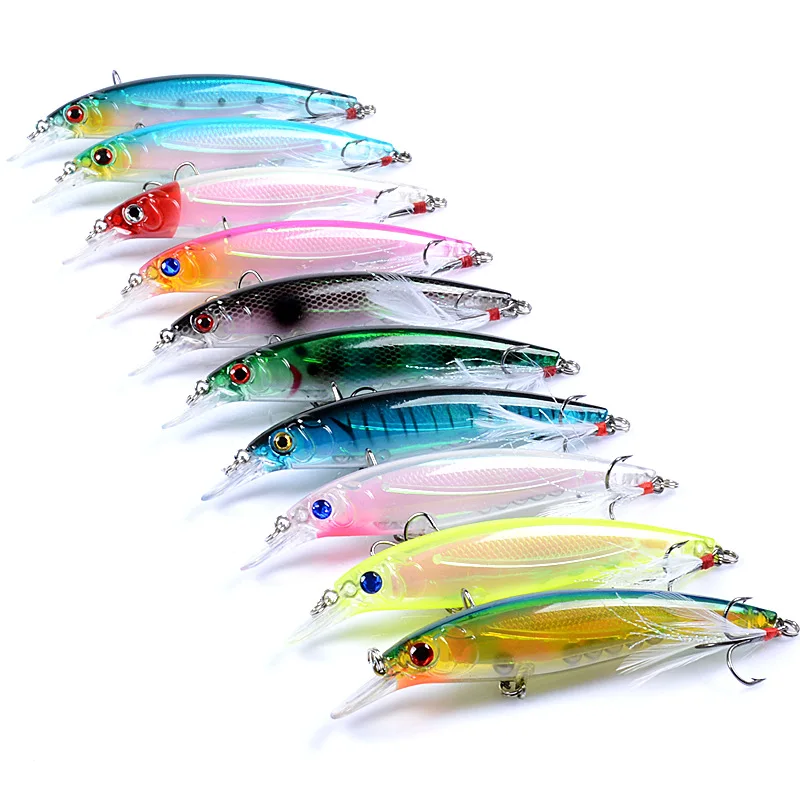 Luya Bait Laser Set Throwing Feather ABS Hard Lure - view 5