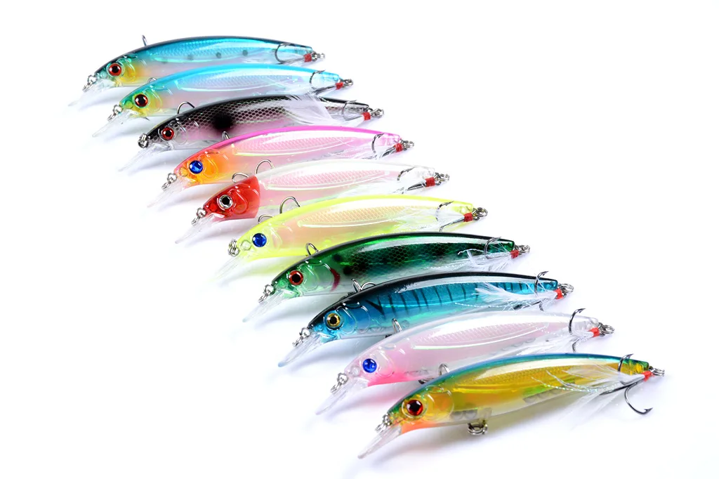 Luya Bait Laser Set Throwing Feather ABS Hard Lure - view 10