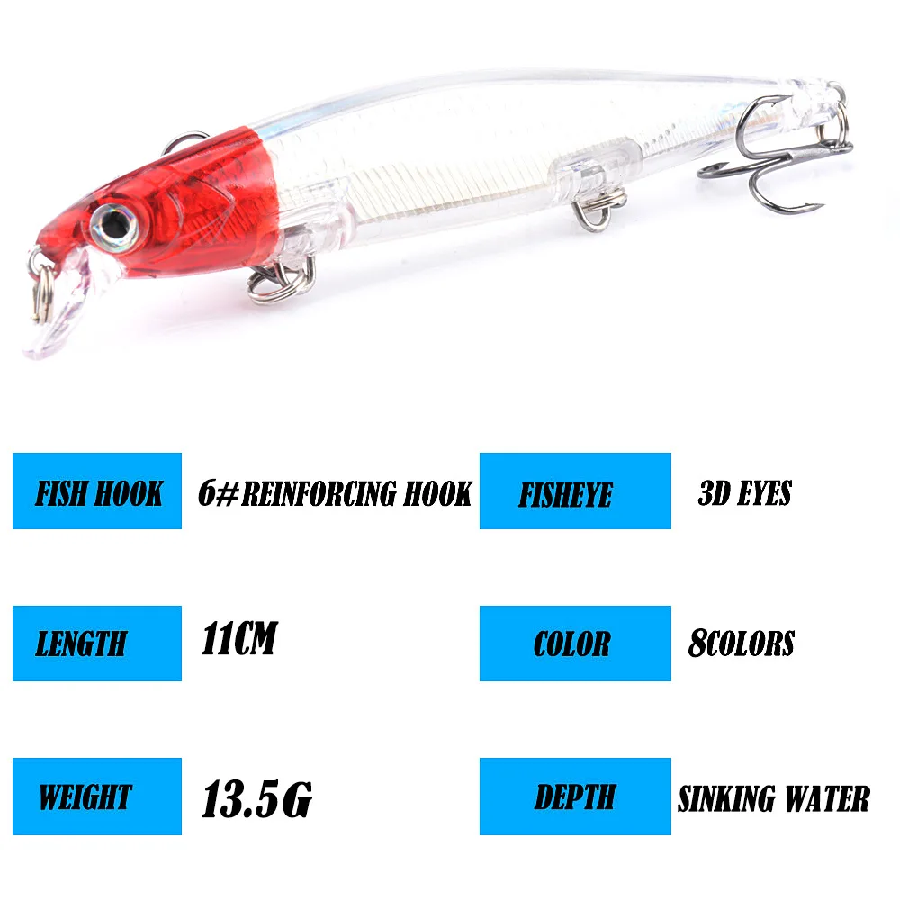 Newbility 13 5g Hot Sale Hard ABS Minnow Lure - view 3